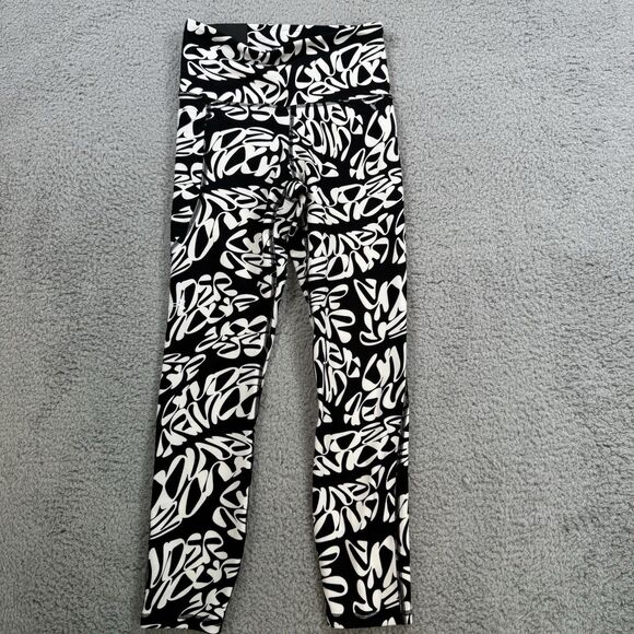 Under Armour Women's XS Vanish AOP Ankle Leg Compression Black/White NWT - Picture 1 of 12